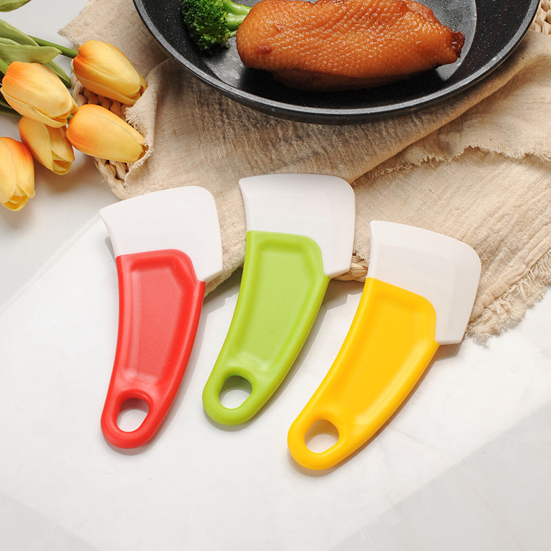 Silicone Kitchen Scraper & Cleaning Spatula