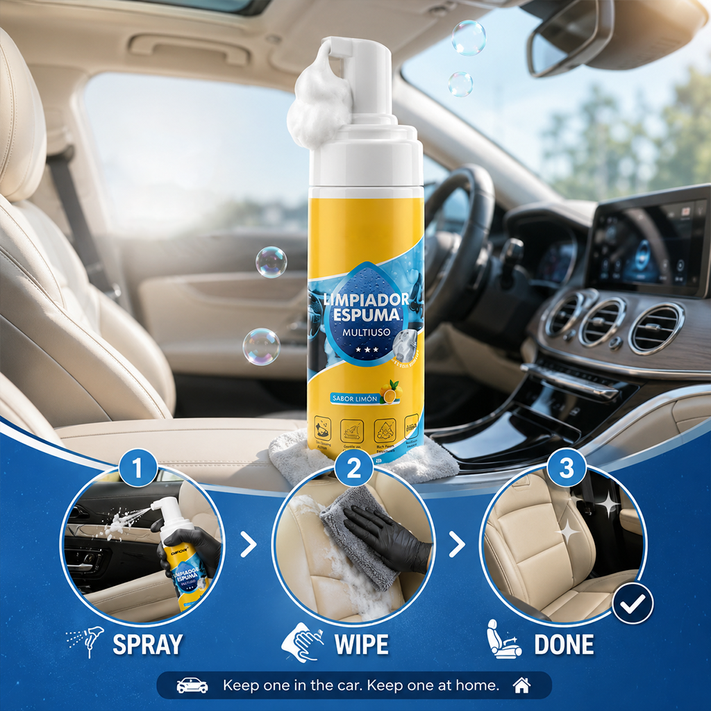 🔥Last Day Buy 1 get 1 free—49% off🔥Heavy Duty 4 in 1 Multi Enzyme Foam Cleaner Spray