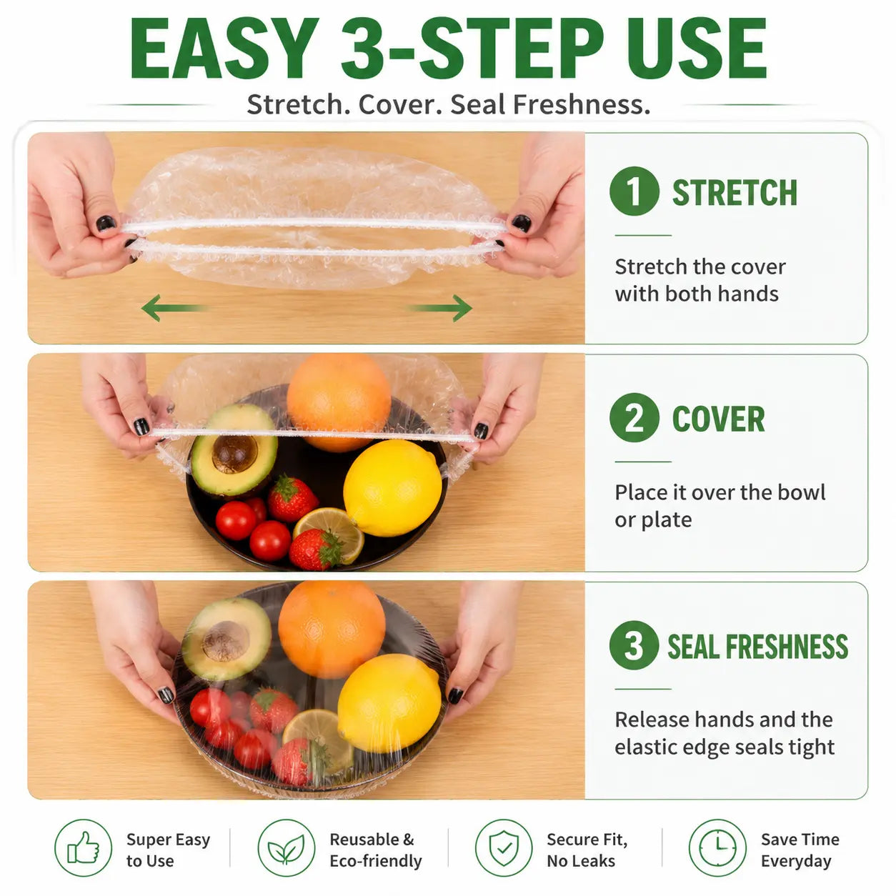 🔥Last Day Buy 1 get 1🔥Disposable Stretch Food Wrap (100 pieces)🥗