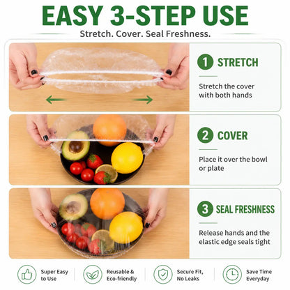 🔥Last Day Buy 1 get 1🔥Disposable Stretch Food Wrap (100 pieces)🥗