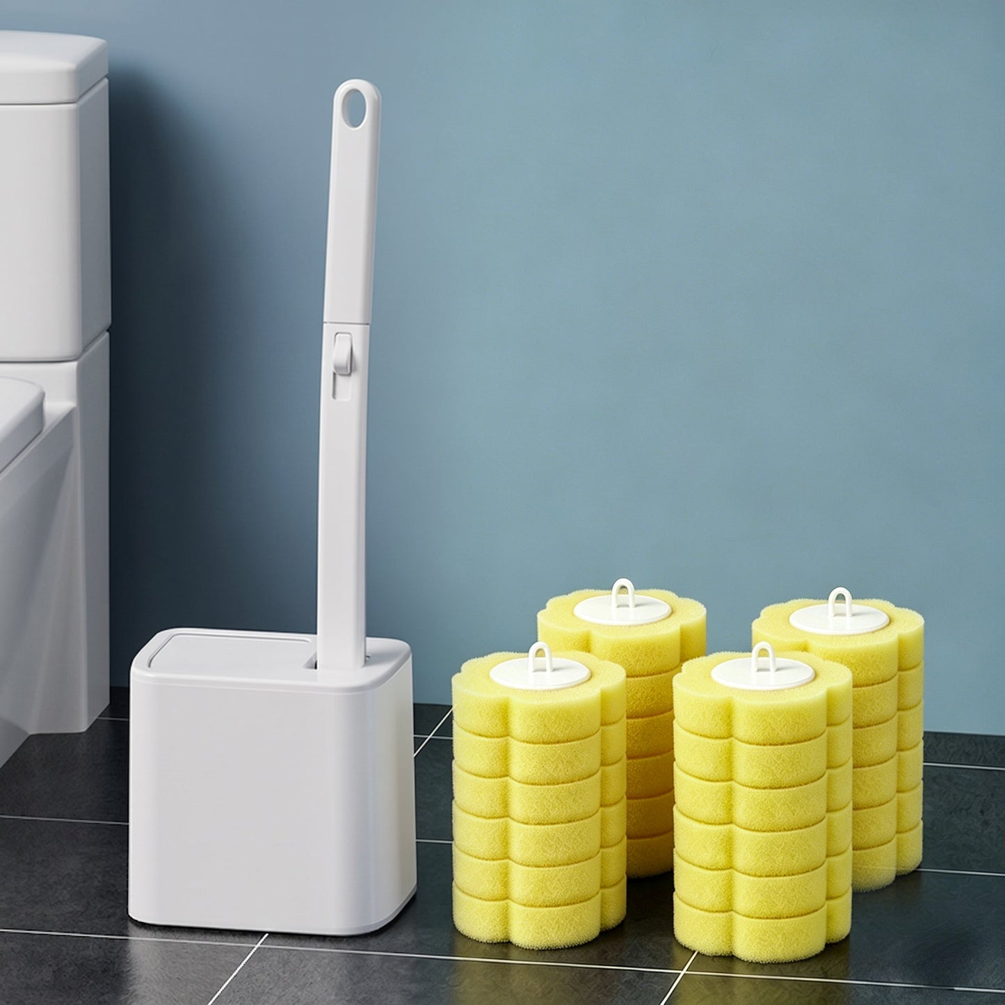 ✨ The Future of Bathroom Hygiene - 49% OFF Today only!🎁Toilet brush with replaceable heads