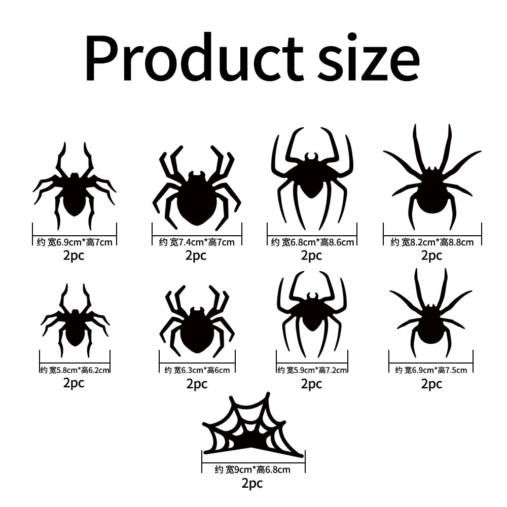 🔥Last Day Buy 6 Get 6🔥Halloween 3D Spider and Bat LED Lights👻🦇🕷️🕸️