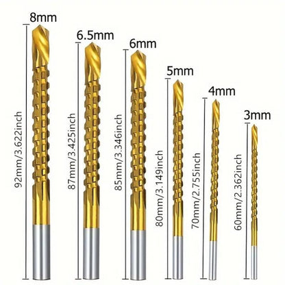 🔥Last Day Buy 1 get 1🔥Ultra-Practical Titanium-Coated Drill Bit Set🔧