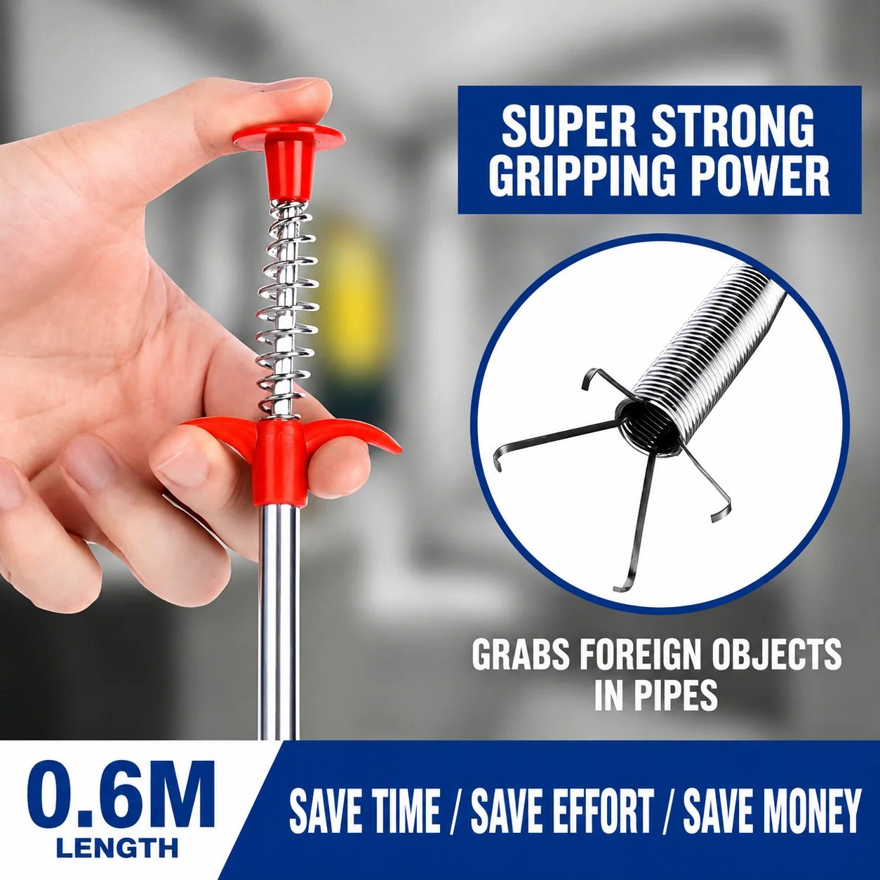 🔥Last Day Buy 1 Get 1🔥Professional Drain Clog Remover Tool🫧