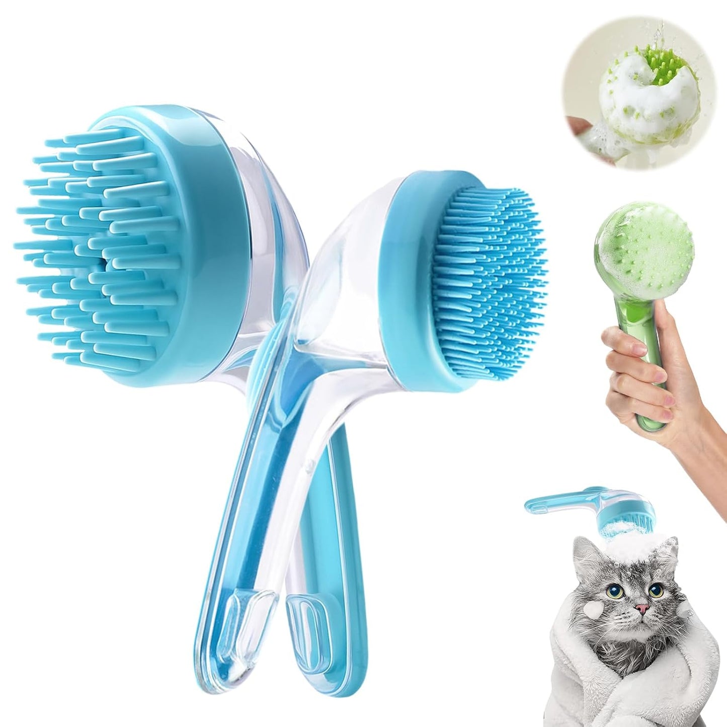 🔥Last day Buy 1 get 1 🔥JEREMYTIS™Antibacterial Pet Bath Brush🐕🌊