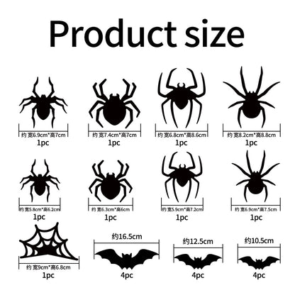 🔥Last Day Buy 6 Get 6🔥Halloween 3D Spider and Bat LED Lights👻🦇🕷️🕸️