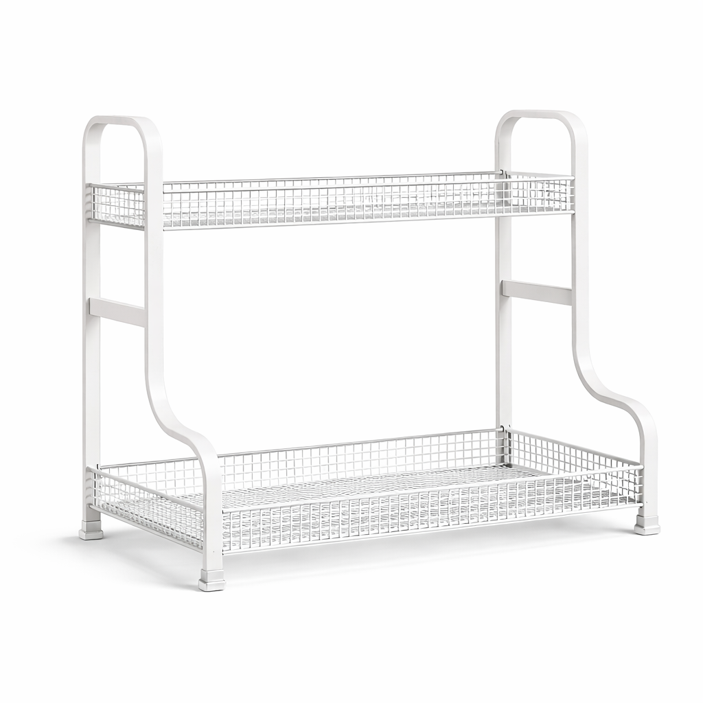 2-Tier Iron Storage Rack