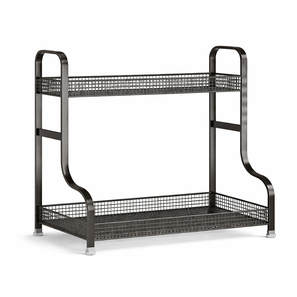 2-Tier Iron Storage Rack