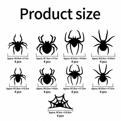 🔥Last Day Buy 6 Get 6🔥Halloween 3D Spider and Bat LED Lights👻🦇🕷️🕸️