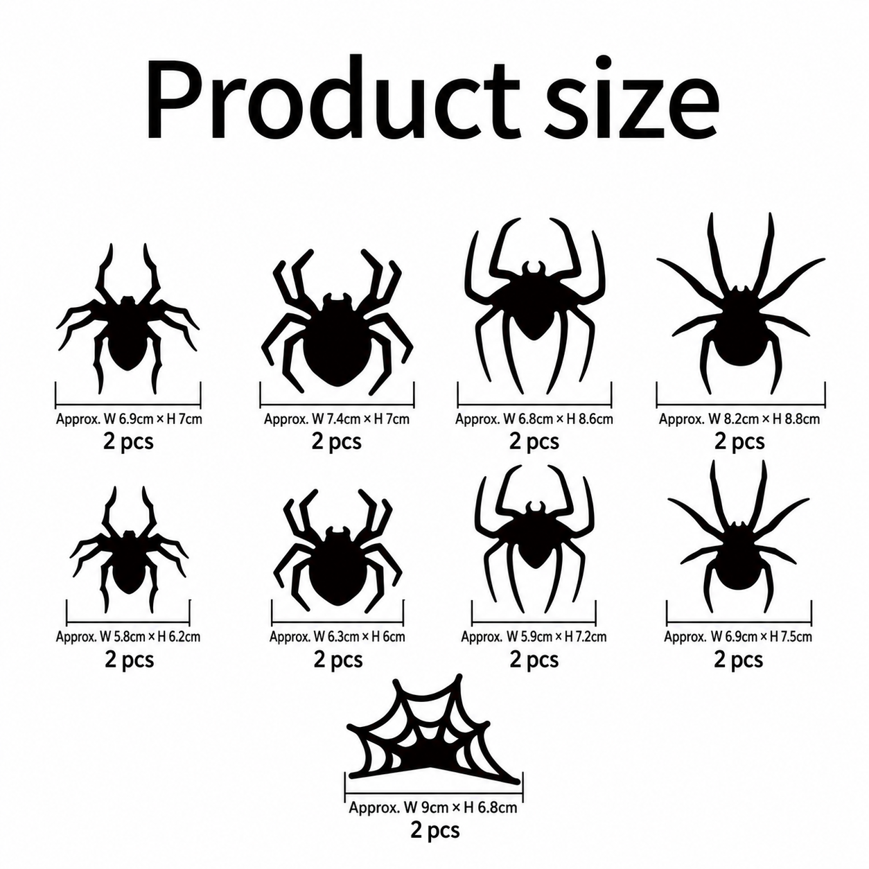 🔥Last Day Buy 6 Get 6🔥Halloween 3D Spider and Bat LED Lights👻🦇🕷️🕸️