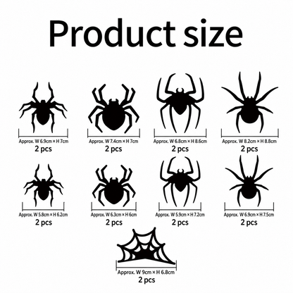 🔥Last Day Buy 6 Get 6🔥Halloween 3D Spider and Bat LED Lights👻🦇🕷️🕸️