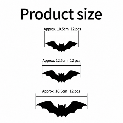 🔥Last Day Buy 6 Get 6🔥Halloween 3D Spider and Bat LED Lights👻🦇🕷️🕸️
