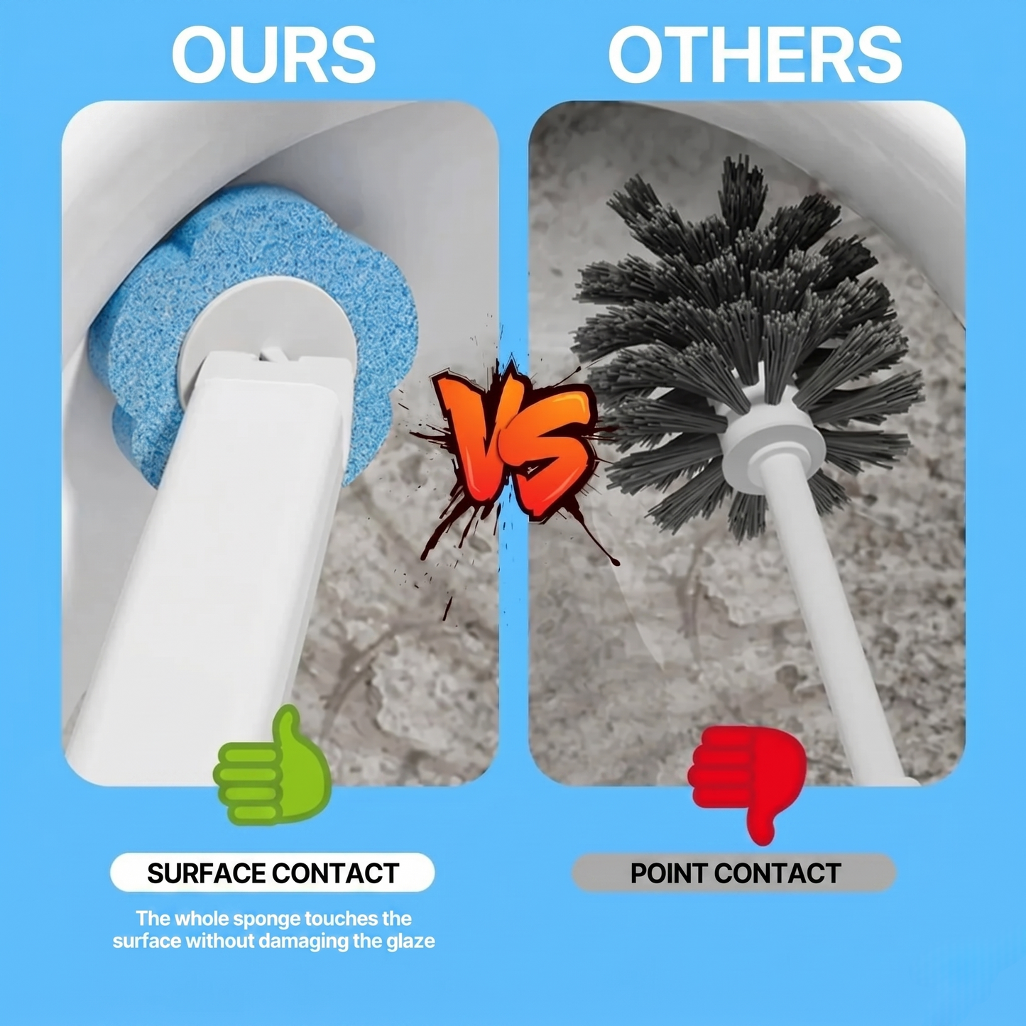 ✨ The Future of Bathroom Hygiene - 49% OFF Today only!🎁Toilet brush with replaceable heads