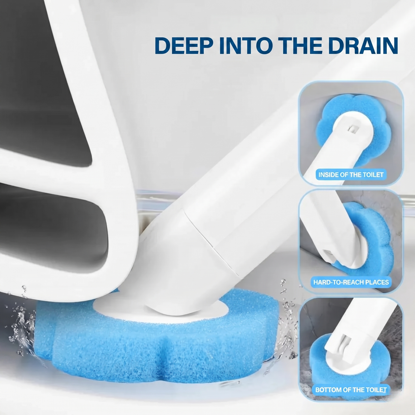 ✨ The Future of Bathroom Hygiene - 49% OFF Today only!🎁Toilet brush with replaceable heads