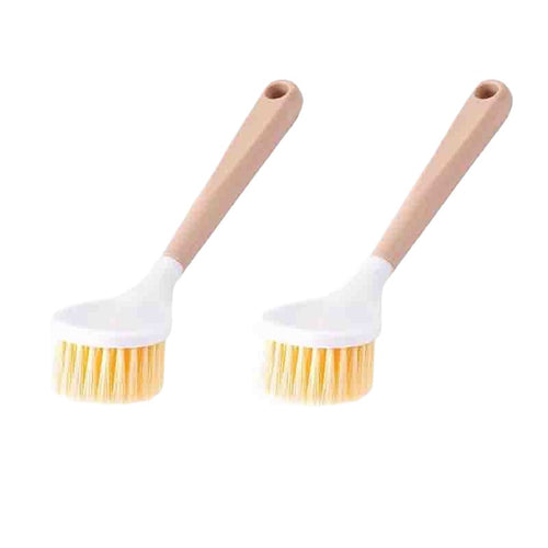 Long-Handle "Wood-Style" Kitchen Scrubber