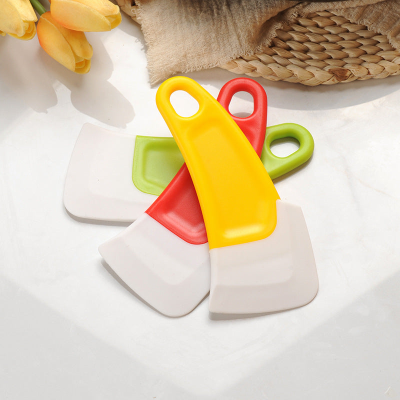 Silicone Kitchen Scraper & Cleaning Spatula