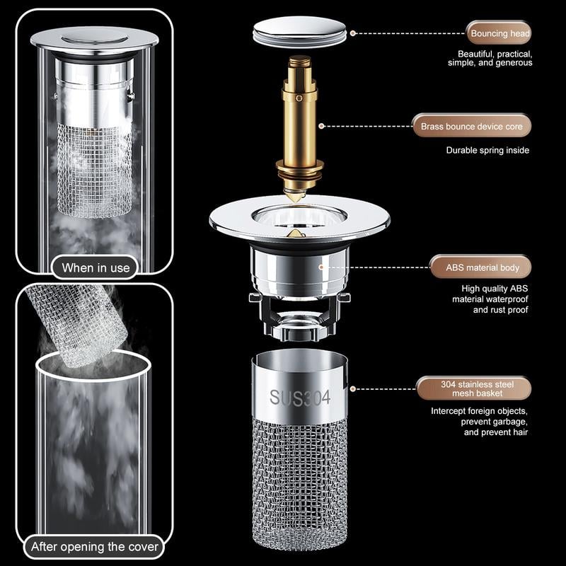 ⌛2026 Hot Sale 50% Off🏠 Stainless Steel Floor Drain Filter