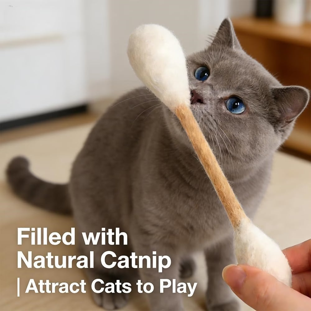 🔥LAST DAY -BUY 2 GET 2 FREE-$7.5 EACH🎁Giant cotton bud cat toy