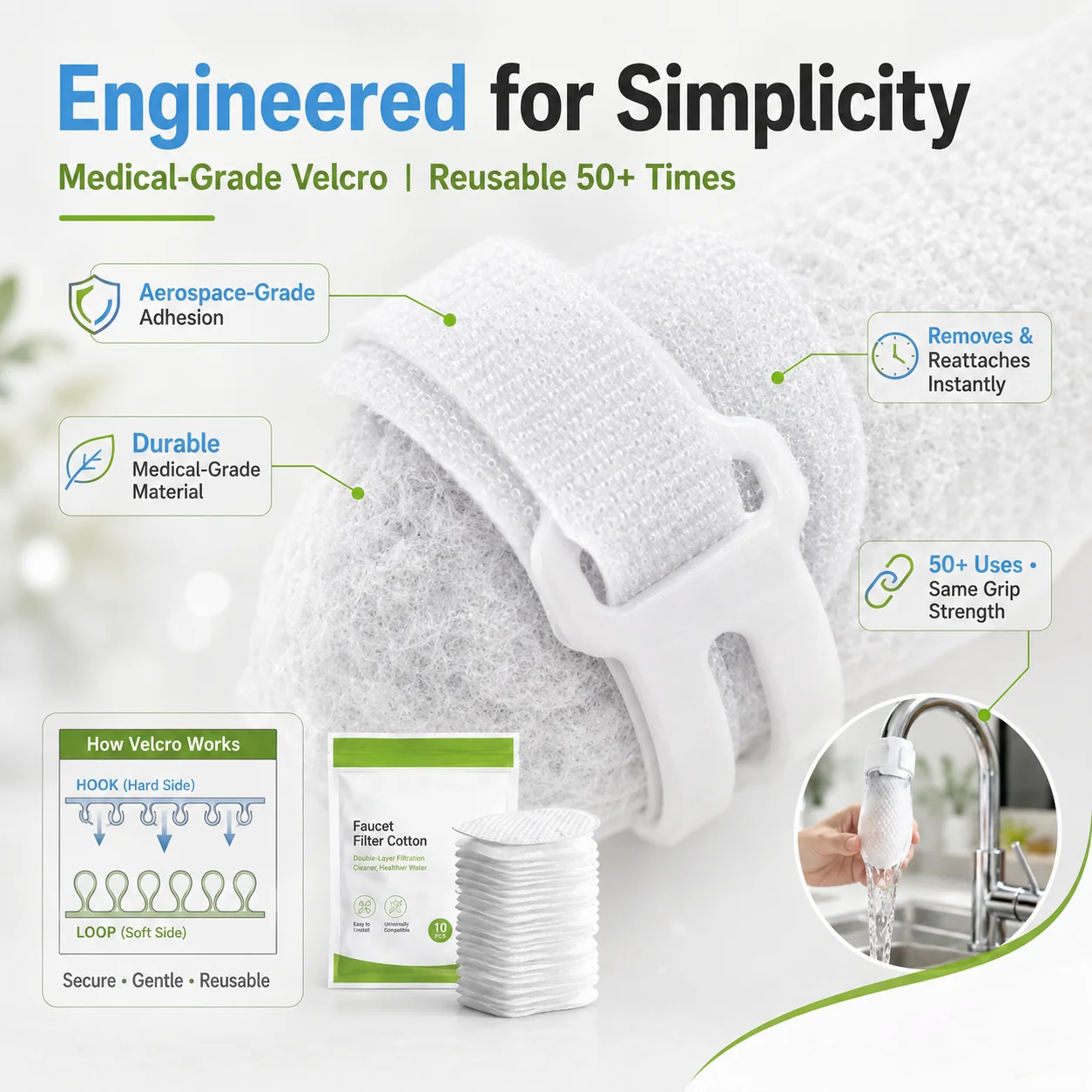 🔥Last Day Buy 1 get 1🔥Cotton Filter Cartridge for Kitchen Faucets🚿