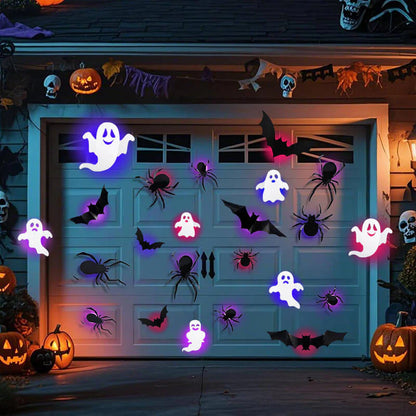 🔥Last Day Buy 6 Get 6🔥Halloween 3D Spider and Bat LED Lights👻🦇🕷️🕸️