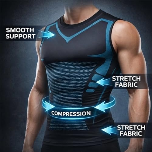 🔥🔥Last Day Buy1 get 1 free-49% off🔥Youucopyian™|🛡️ 2026 Men's Quick-Dry Shaping Workout Shirt💦