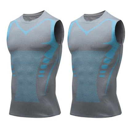 🔥🔥Last Day Buy1 get 1 free-49% off🔥Youucopyian™|🛡️ 2026 Men's Quick-Dry Shaping Workout Shirt💦
