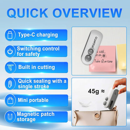 🔥LAST DAY -BUY 1 GET 1 FREE-$12.5 EACH🎁Portable Mini Sealer (Instant Airtight Seal)