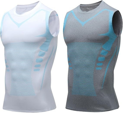 🔥🔥Last Day Buy1 get 1 free-49% off🔥Youucopyian™|🛡️ 2026 Men's Quick-Dry Shaping Workout Shirt💦