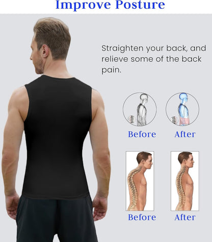 🔥🔥Last Day Buy1 get 1 free-49% off🔥Youucopyian™|🛡️ 2026 Men's Quick-Dry Shaping Workout Shirt💦