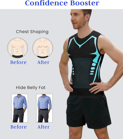 🔥🔥Last Day Buy1 get 1 free-49% off🔥Youucopyian™|🛡️ 2026 Men's Quick-Dry Shaping Workout Shirt💦