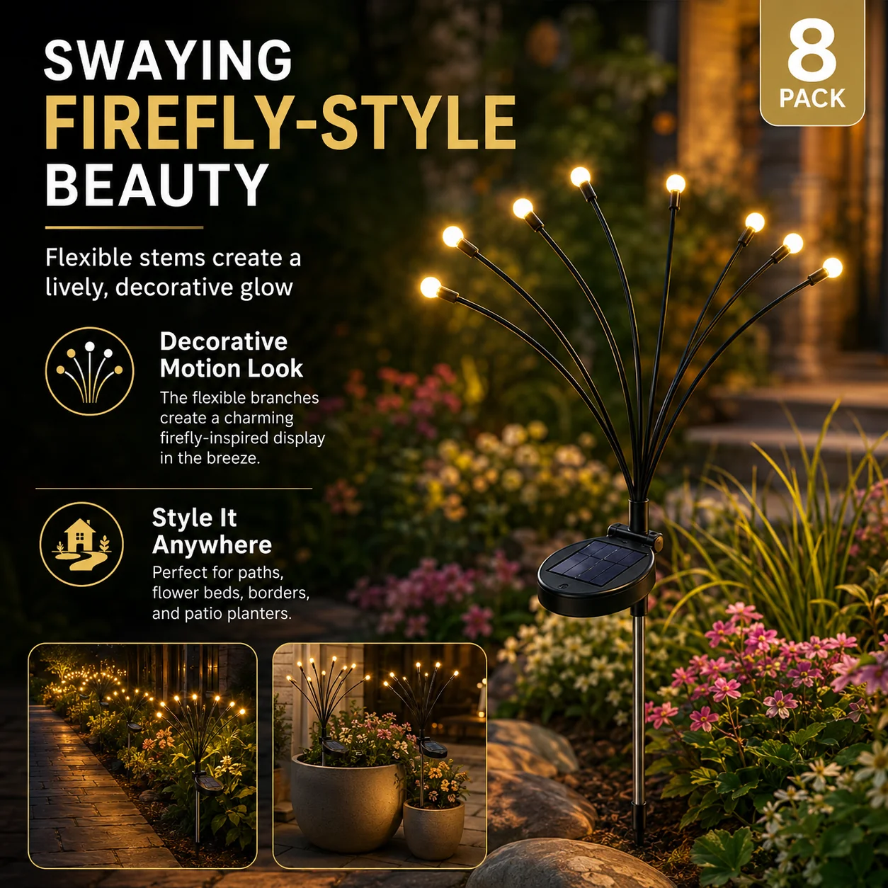 🔥Last Day Buy 1 Get 1 Free🔥 Outdoor Solar Firefly Lights