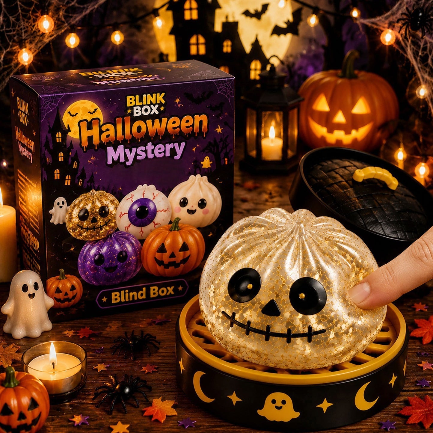 🔥Last Day 49% off🔥Halloween Dumpling Squishy - Mystery Blind Box