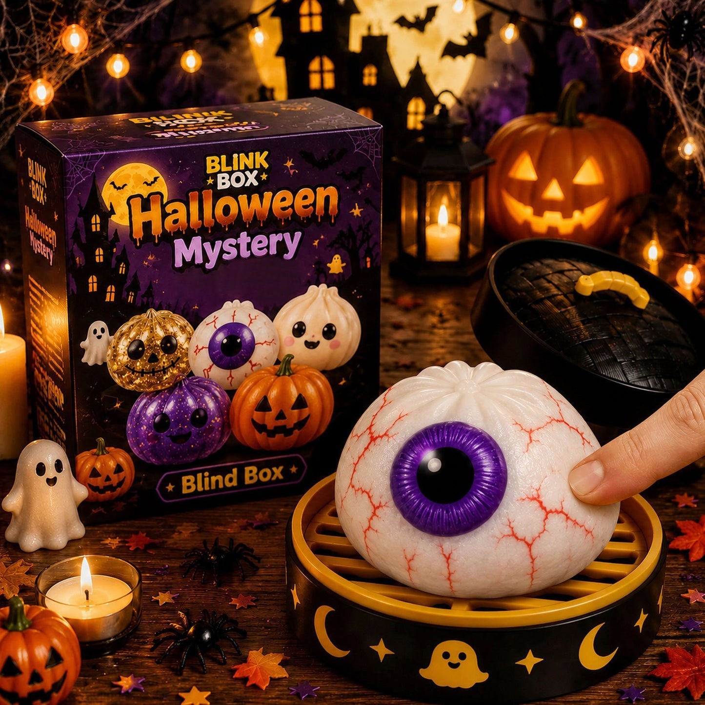 🔥Last Day 49% off🔥Halloween Dumpling Squishy - Mystery Blind Box