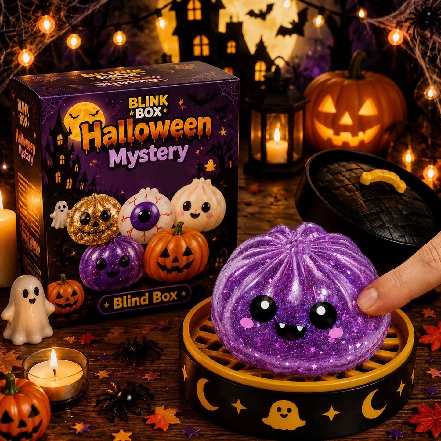 🔥Last Day 49% off🔥Halloween Dumpling Squishy - Mystery Blind Box