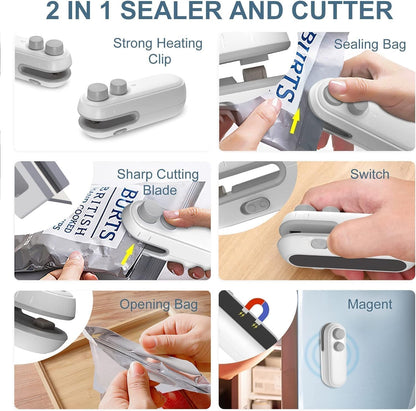 🔥LAST DAY -BUY 1 GET 1 FREE-$12.5 EACH🎁Portable Mini Sealer (Instant Airtight Seal)