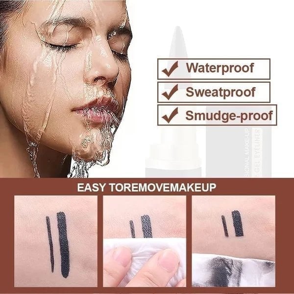 ❤️ BUY 1 GET 1 FREE! ❤️ Viral Professional Kajal Eyeliner Pen – Quick-Dry, Waterproof & Smudge-Proof Matte Gel Liner ✨👁️