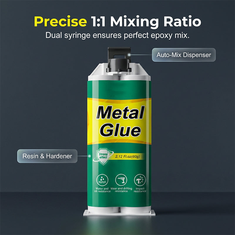 🔥LIMITED TIME 49% OFF!🛠️High-Strength AB Metal Repair Glue