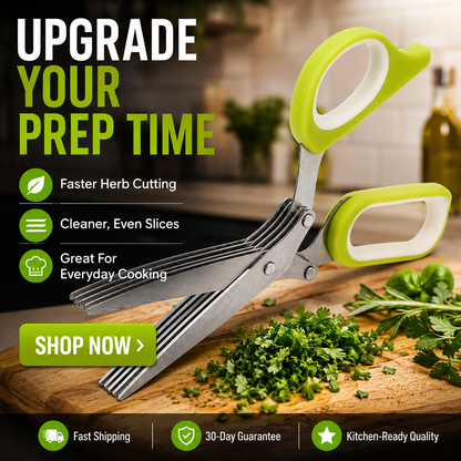 🔥Last Day 49% off🔥5-Blade Stainless✂️Steel Kitchen Shears